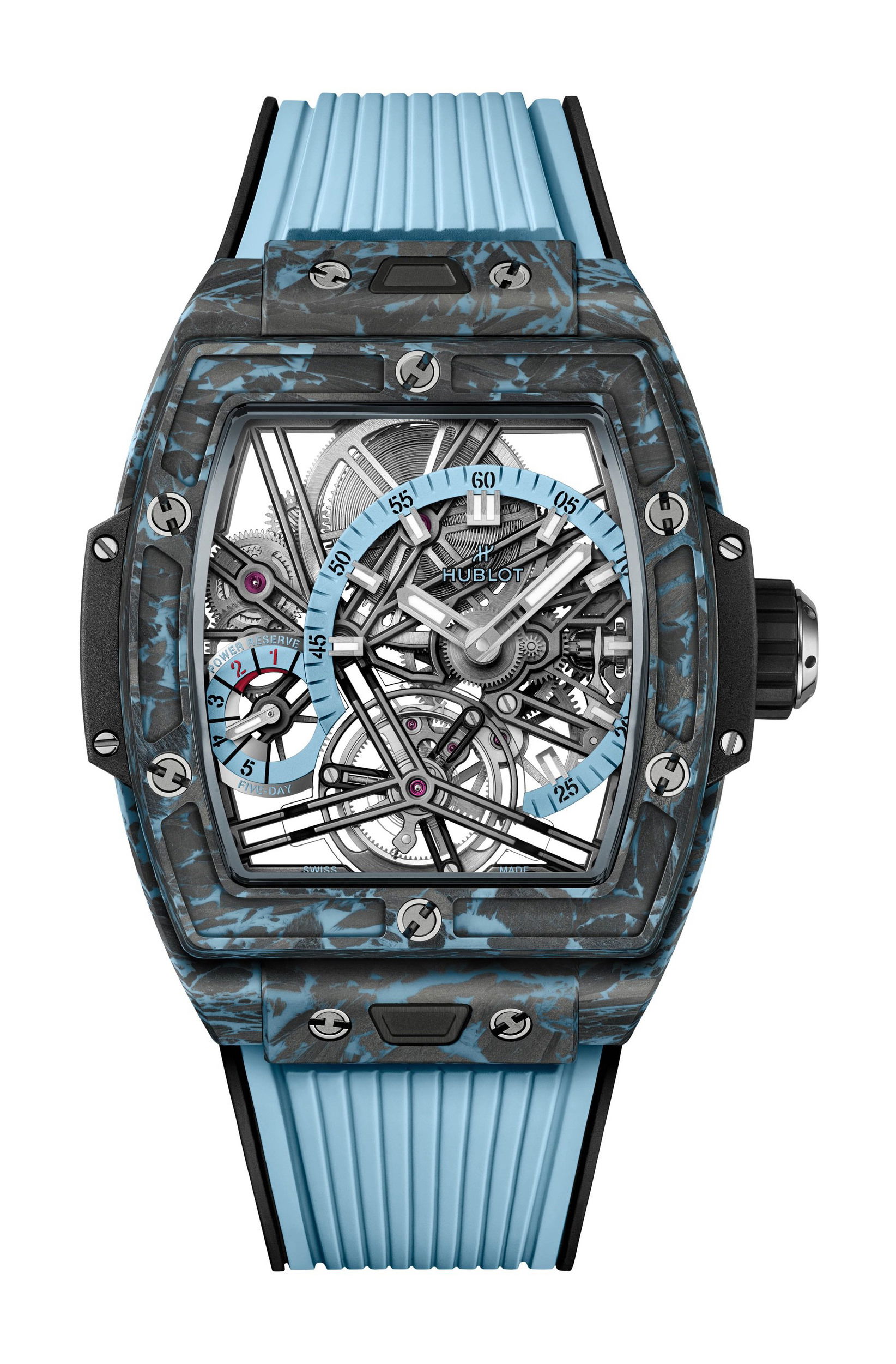 Spirit of Big Bang 5-Day Power Reserve Carbon Sky Blue