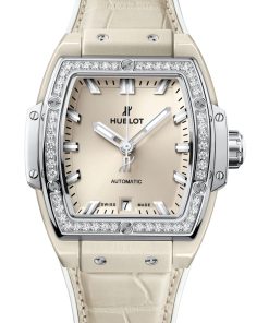 Spirit of Big Bang Beige Ceramic Titanium Diamonds