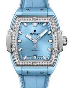 Spirit of Big Bang Light Blue Ceramic Titanium Diamonds