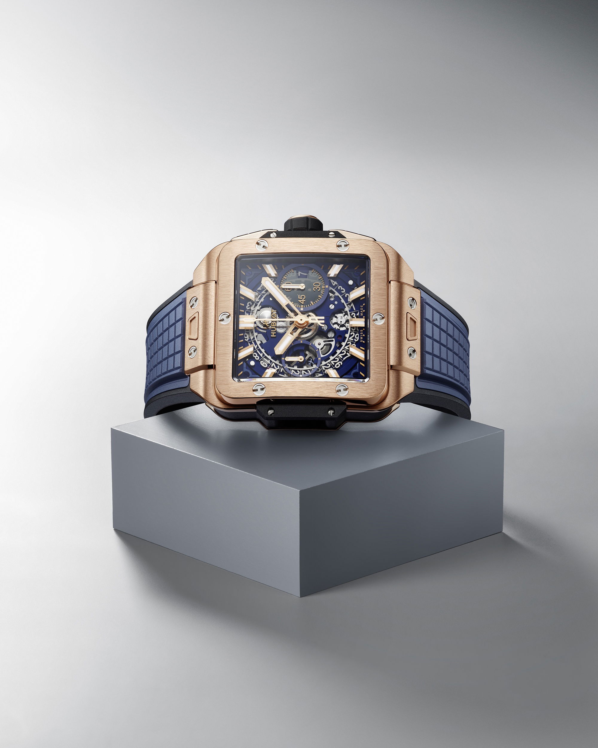 Square Bang Unico King Gold Blue - Image 3