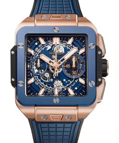 Square Bang Unico King Gold Blue Ceramic