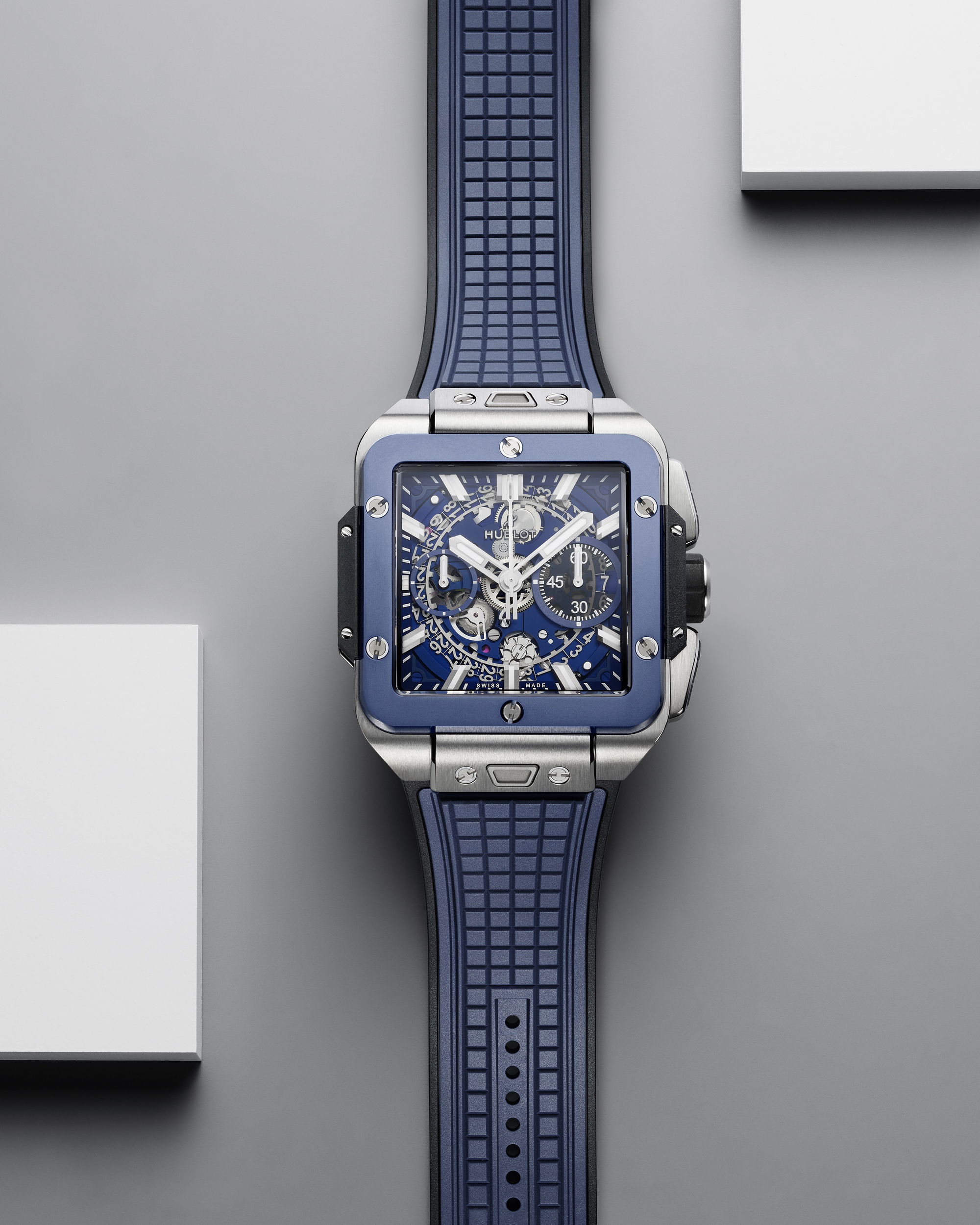 Square Bang Unico Titanium Blue Ceramic - Image 4