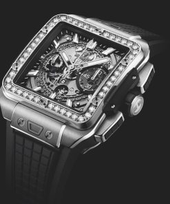 Alternative view of Square Bang Unico Titanium Diamonds
