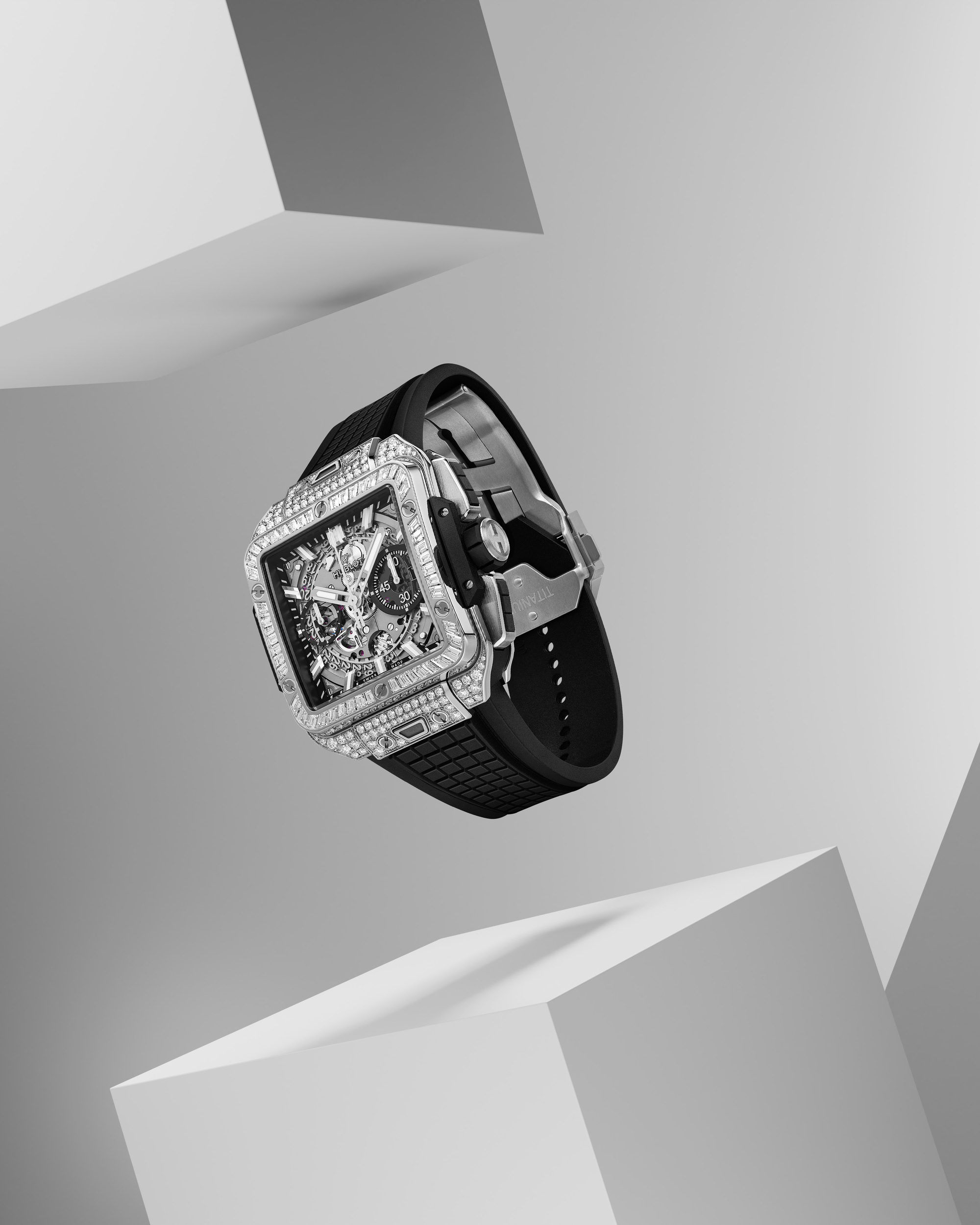 Square Bang Unico Titanium Jewellery - Image 3