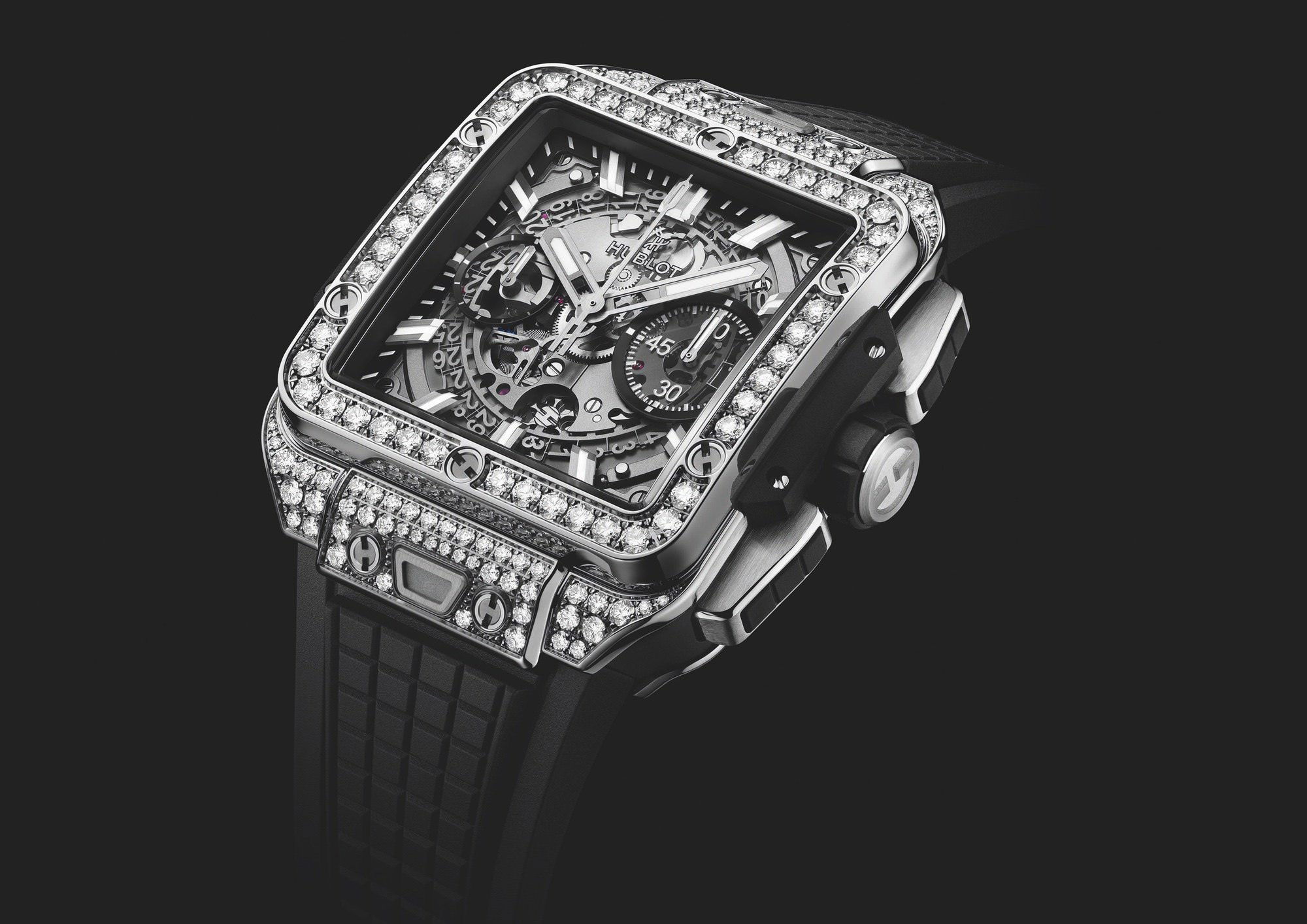 Square Bang Unico Titanium Pavé - Image 2