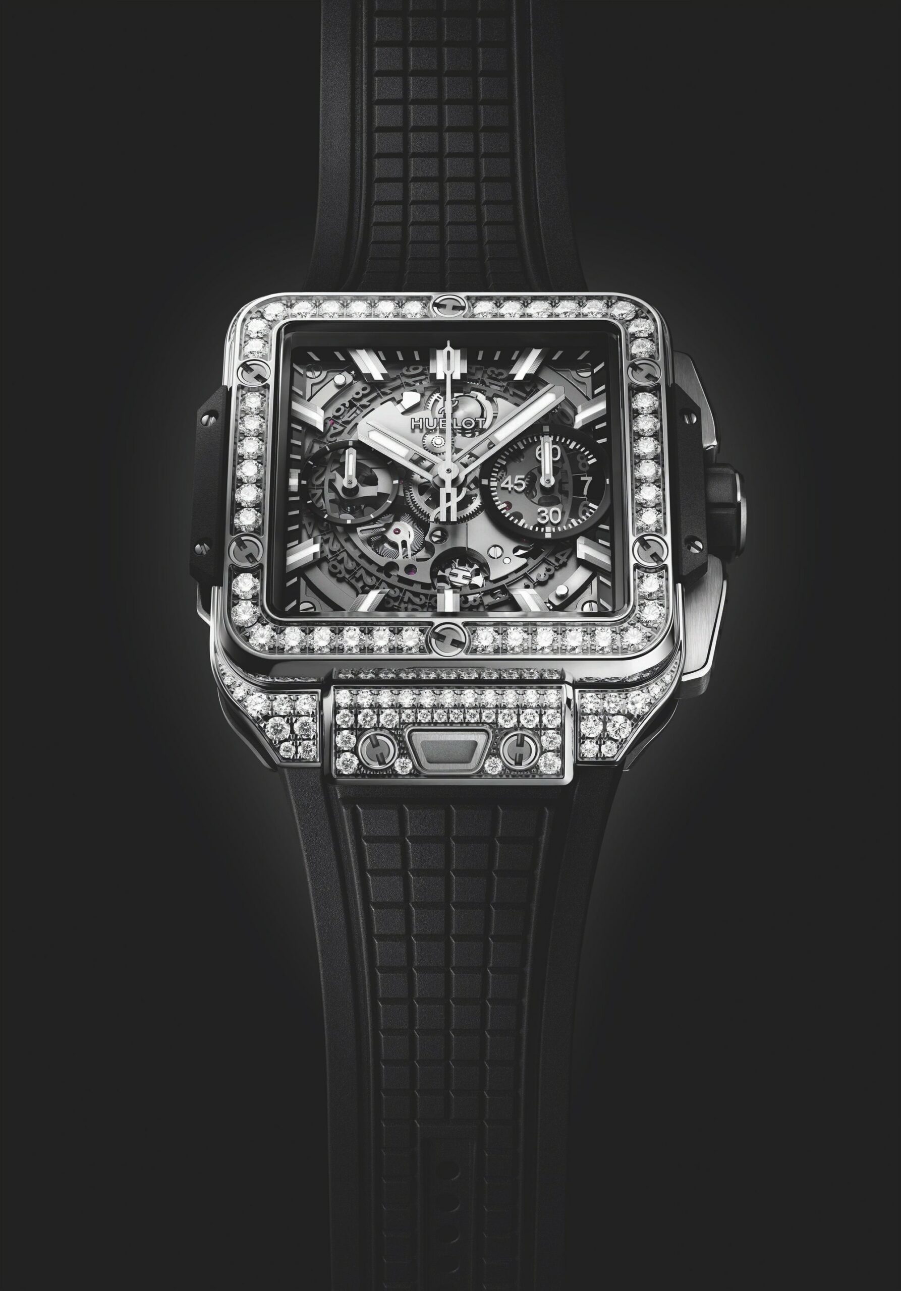 Square Bang Unico Titanium Pavé - Image 3