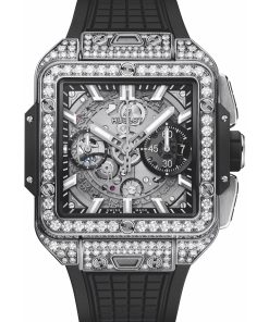 Square Bang Unico Titanium Pavé