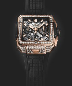Alternative view of Square Bang Unico King Gold Pavé
