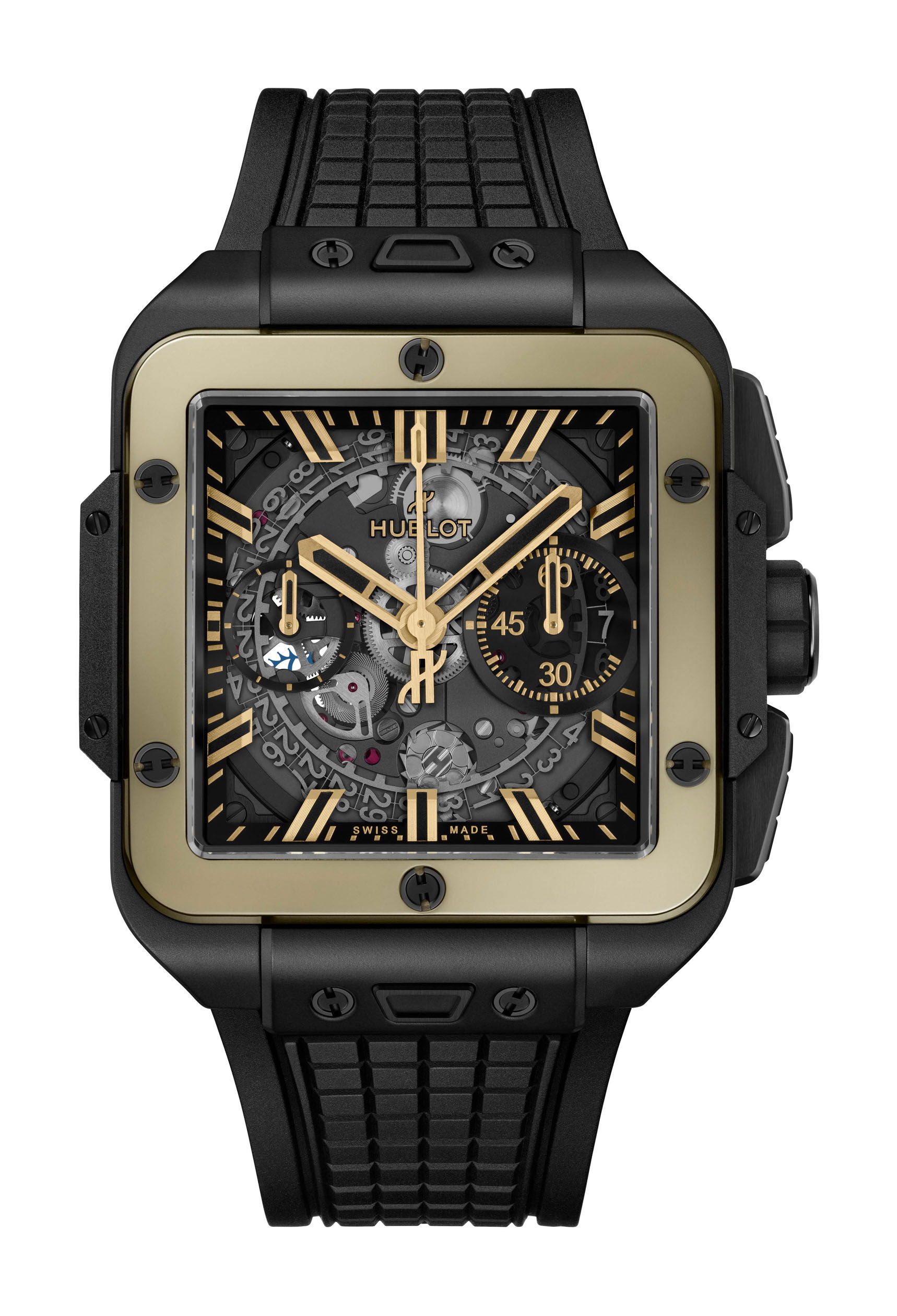 Square Big Bang Unico Ceramic Magic Gold