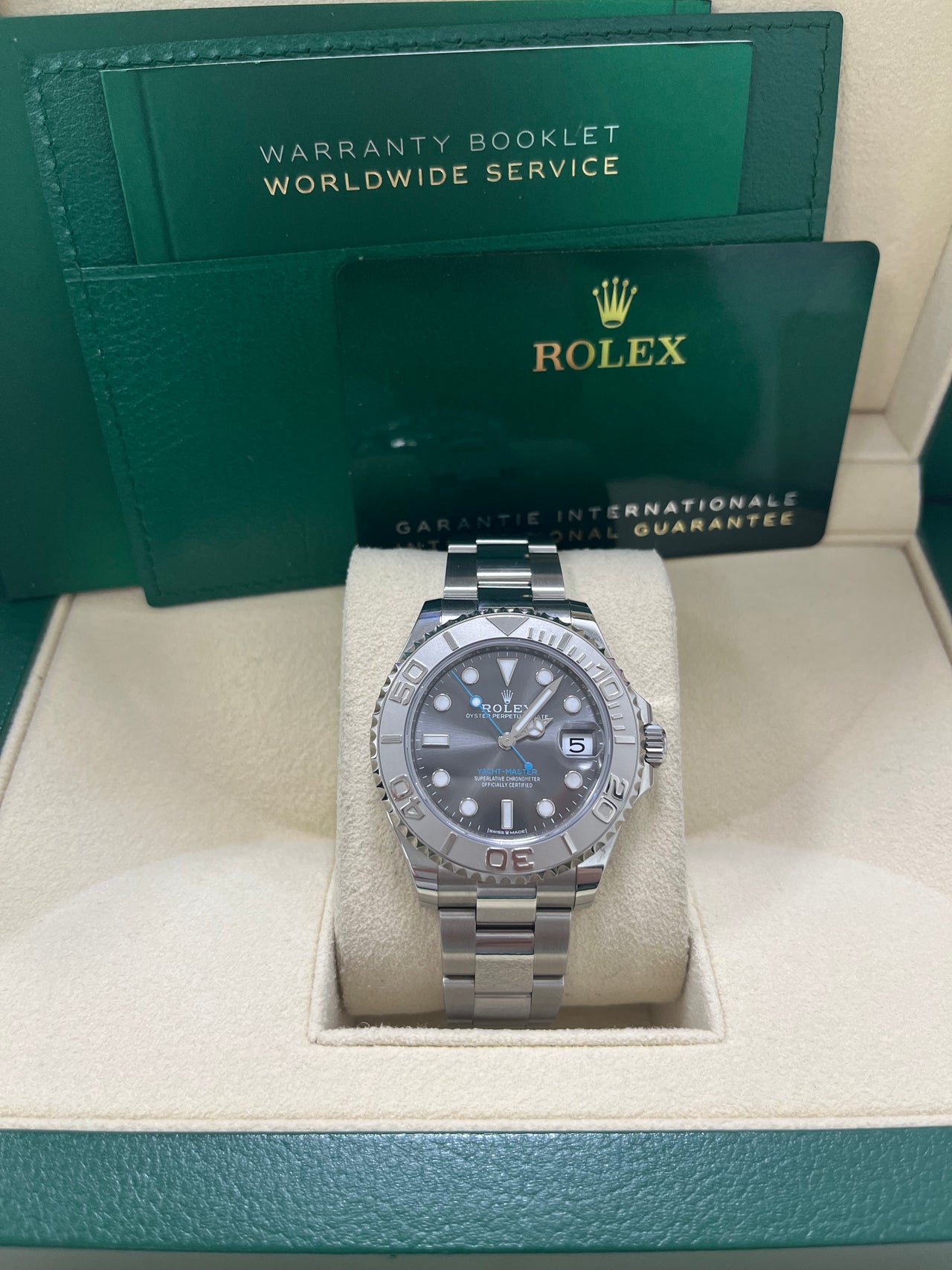 Rolex Yacht-Master 37 37 mm Oystersteel and platinum 268622-0002 - Image 3