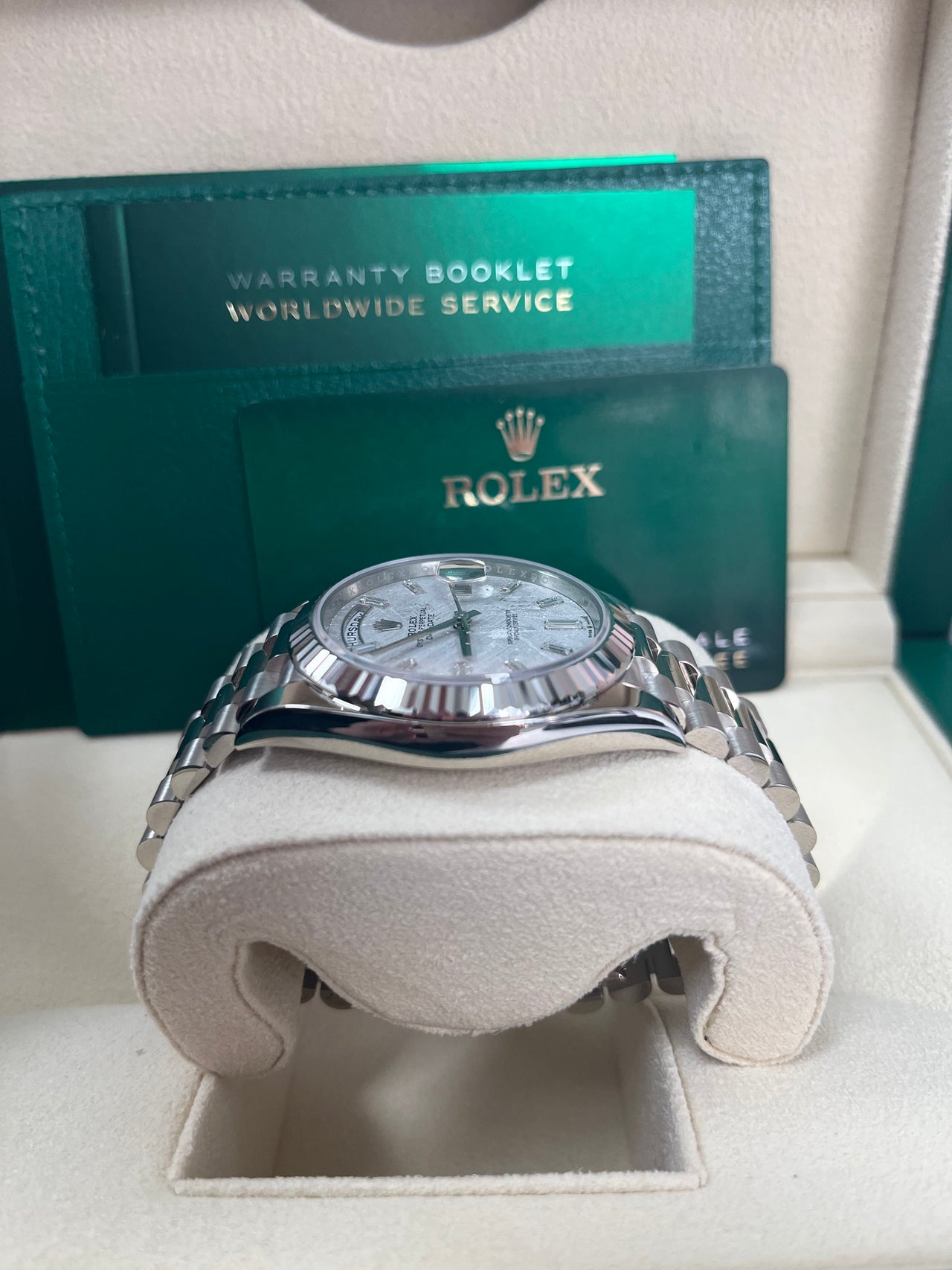 Rolex Day-Date 40 40 mm white gold 228239-0055 - Image 3