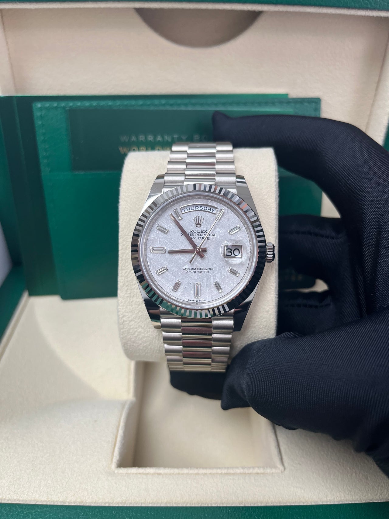 Rolex Day-Date 40 40 mm white gold 228239-0055 - Image 6