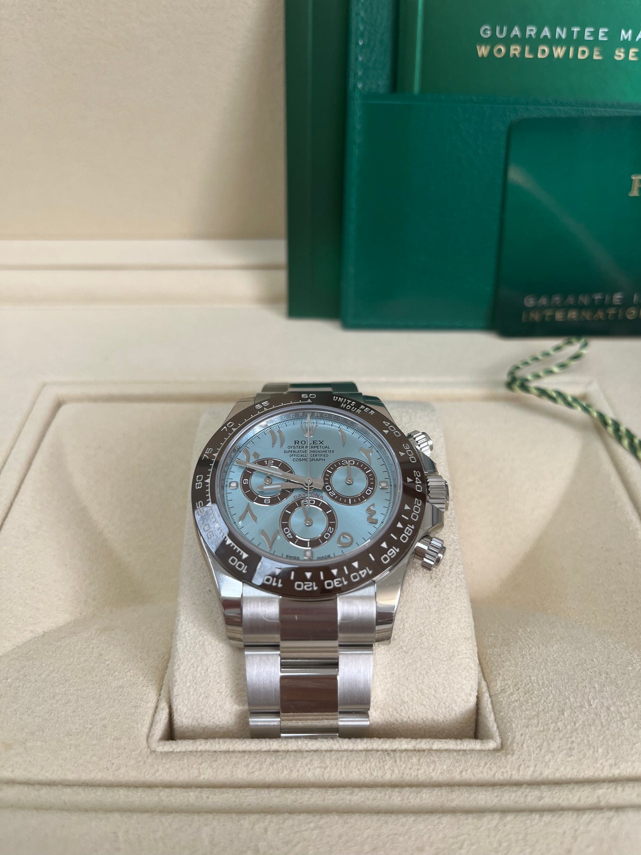 Rolex Daytona Platinum Ceramic Arabic Dial 116506 - Image 2