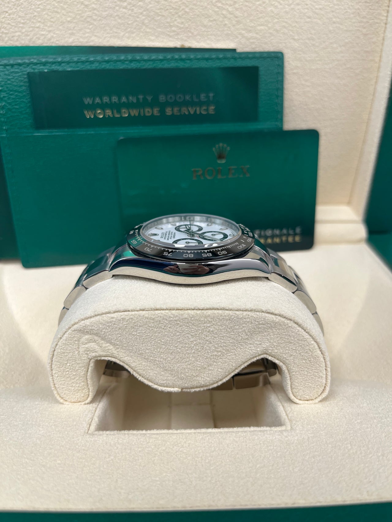 Rolex Panda Daytona 40mm - Stainless Steel - White Panda Index Dial - Ceramic Bezel (Ref# 116500LN) - Image 4