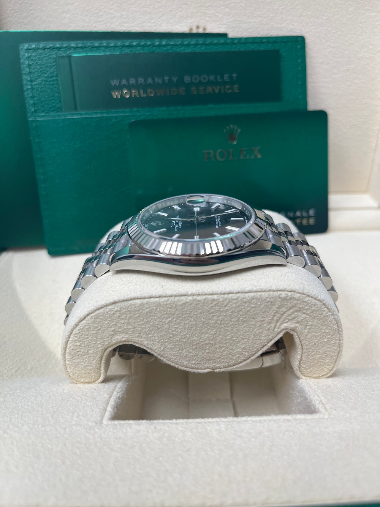 Rolex Datejust 41 41 mm Oystersteel and white gold 126334-0018 - Image 4