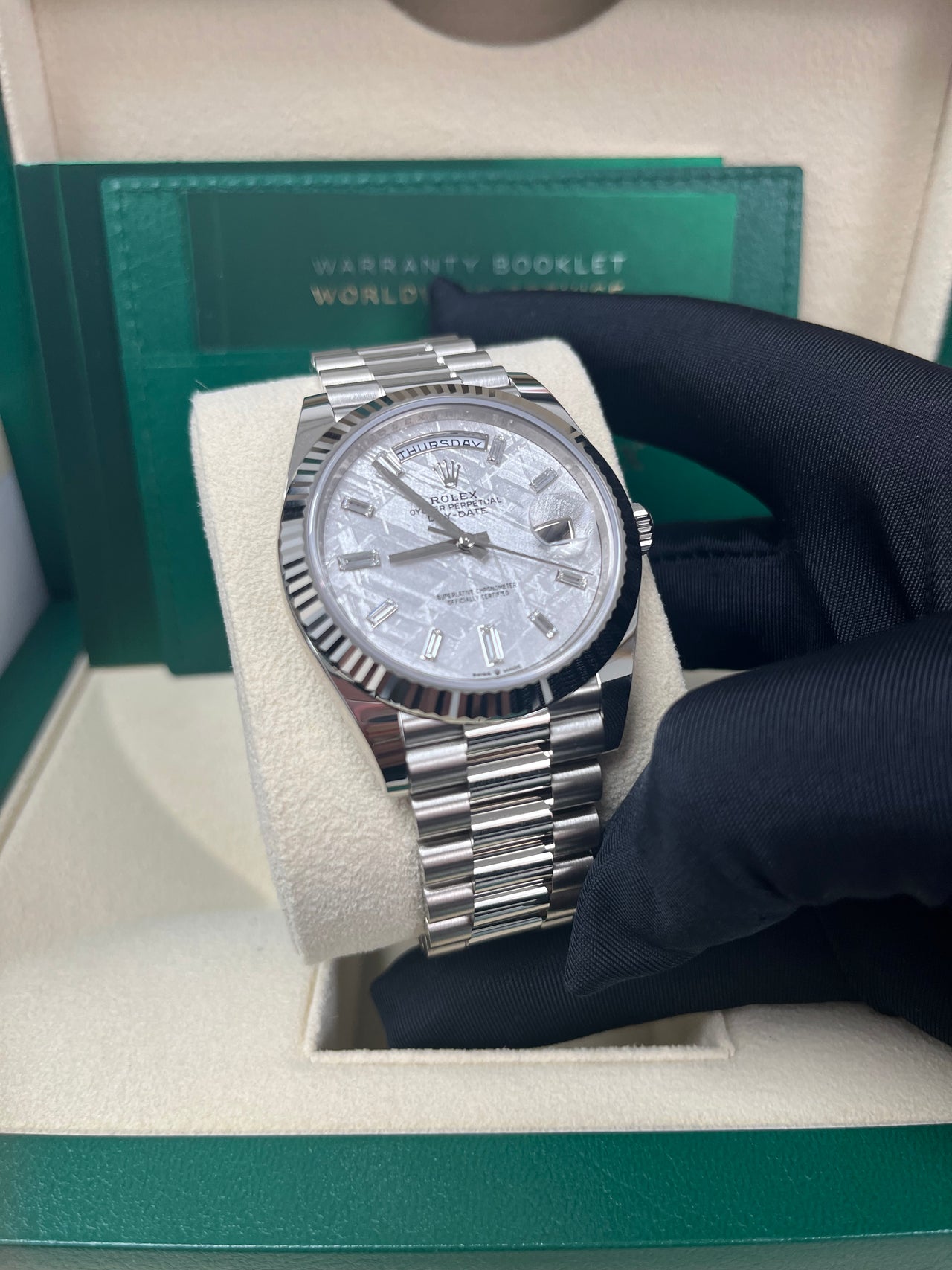 Rolex Day-Date 40 40 mm white gold 228239-0055 - Image 7