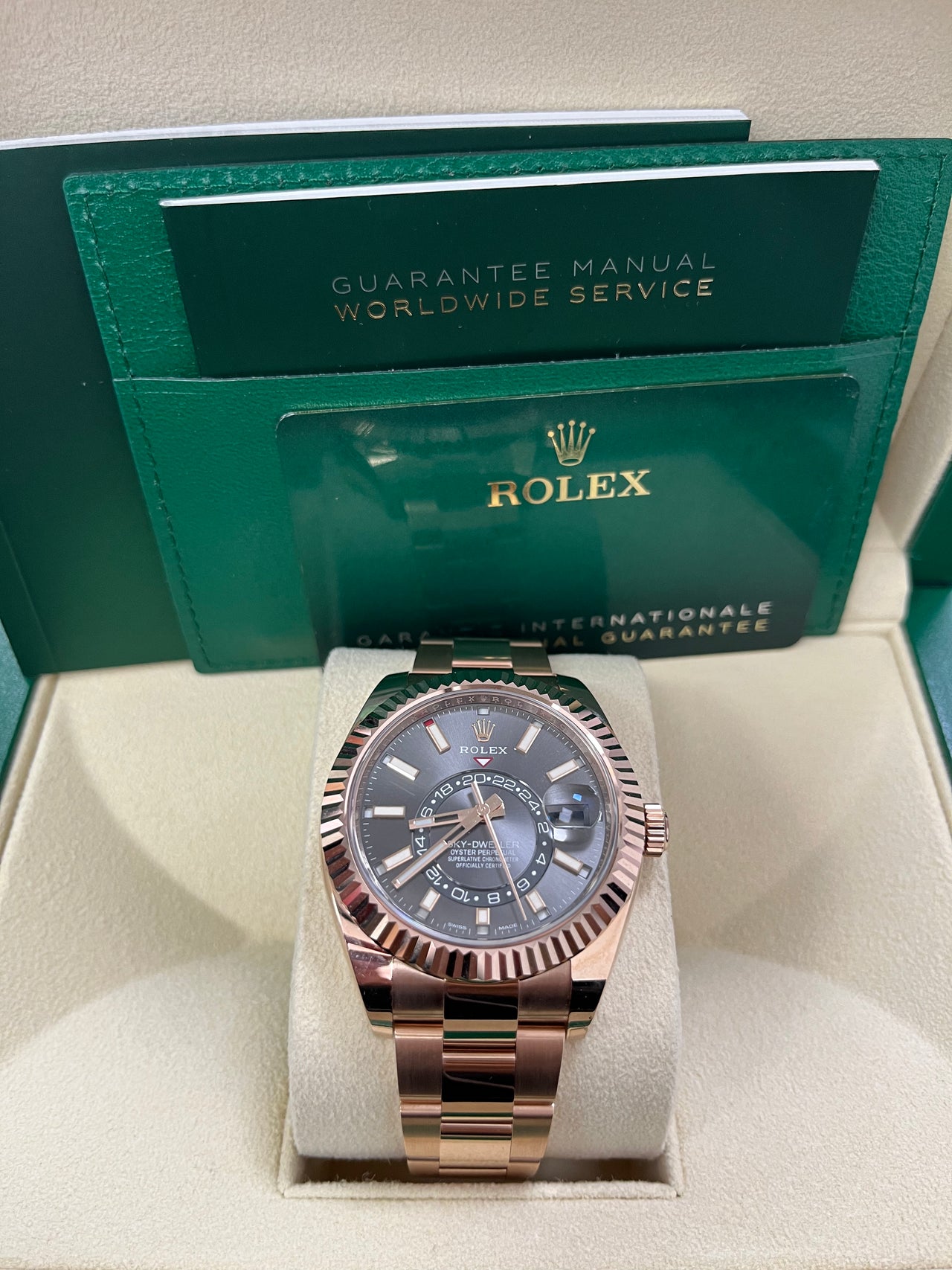 Rolex Sky-Dweller 42 mm Everose gold 336935-0004 - Image 3