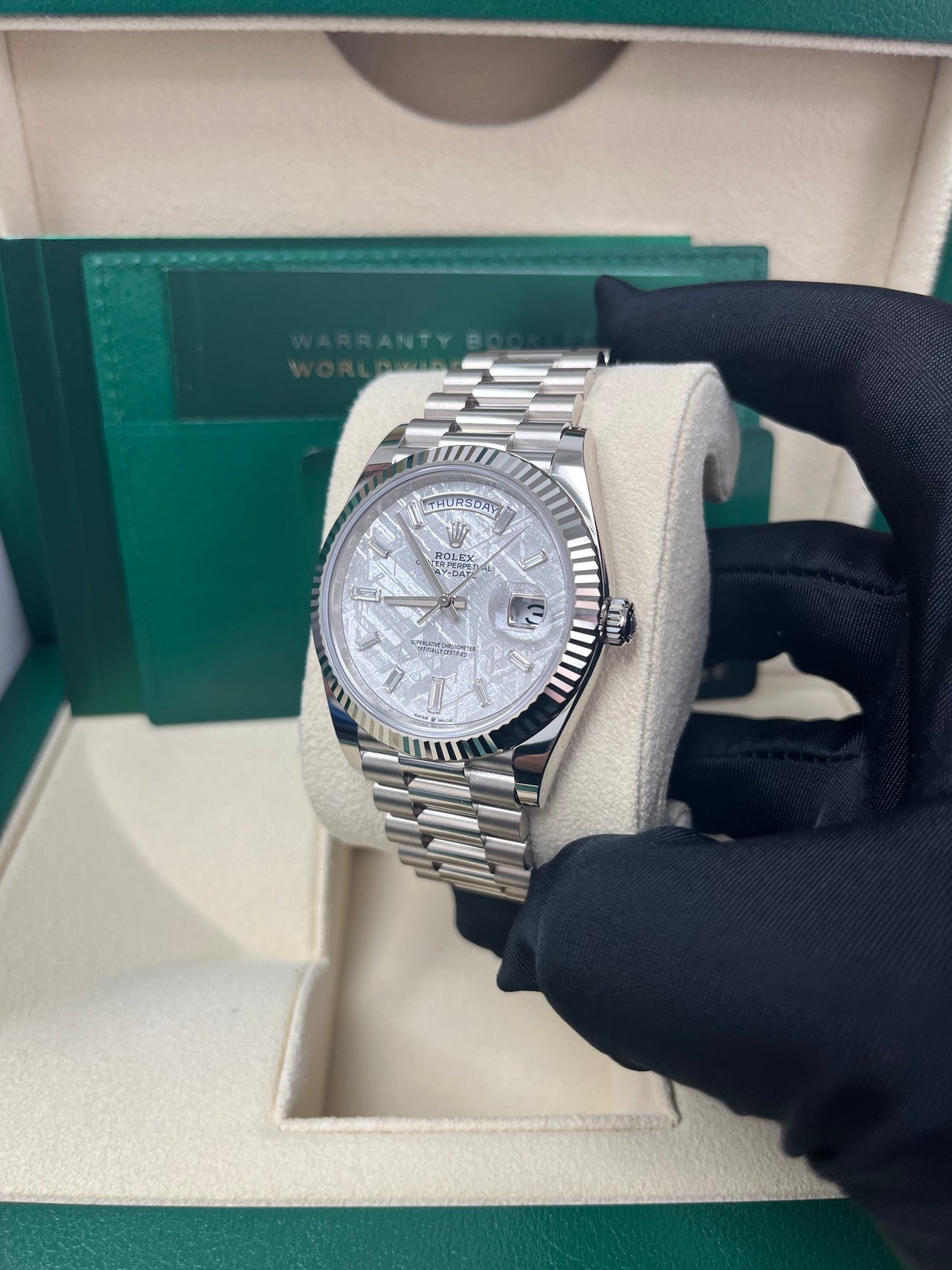 Rolex Day-Date 40 40 mm white gold 228239-0055 - Image 8