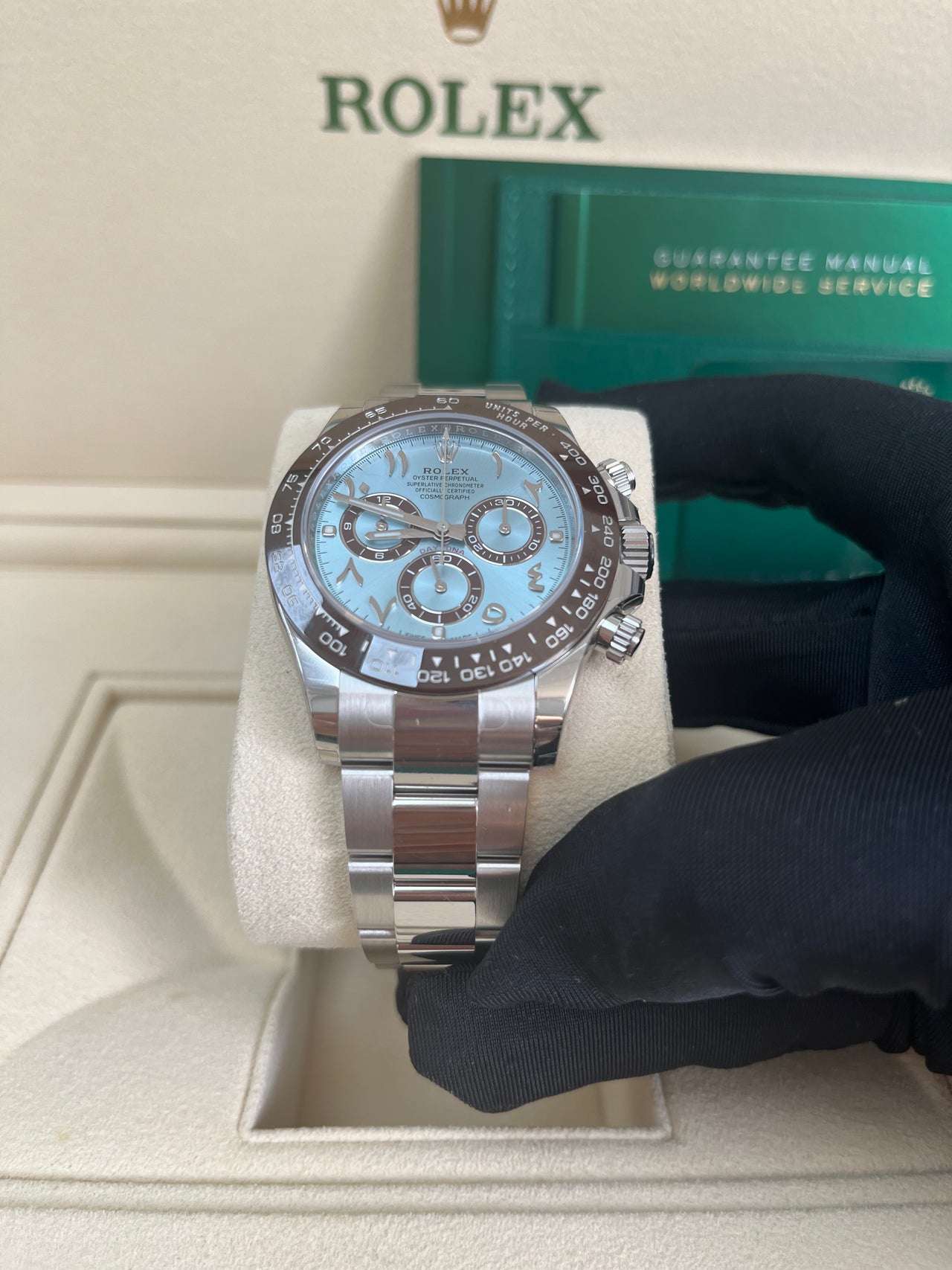 Rolex Daytona Platinum Ceramic Arabic Dial 116506 - Image 3