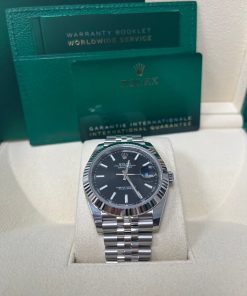 Alternative view of Rolex Datejust 41 41 mm Oystersteel and white gold 126334-0018