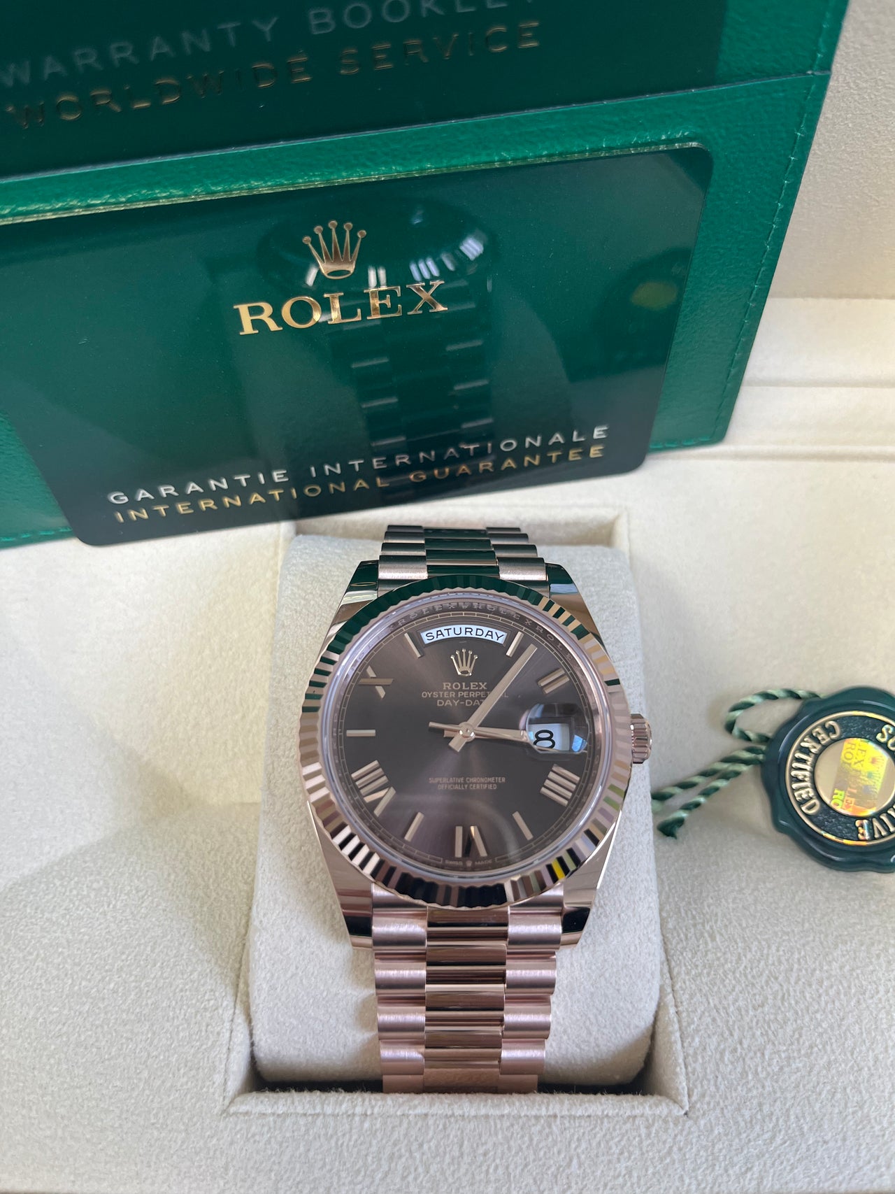 Rolex Day-Date 40 40 mm Everose gold 228235-0002 - Image 7