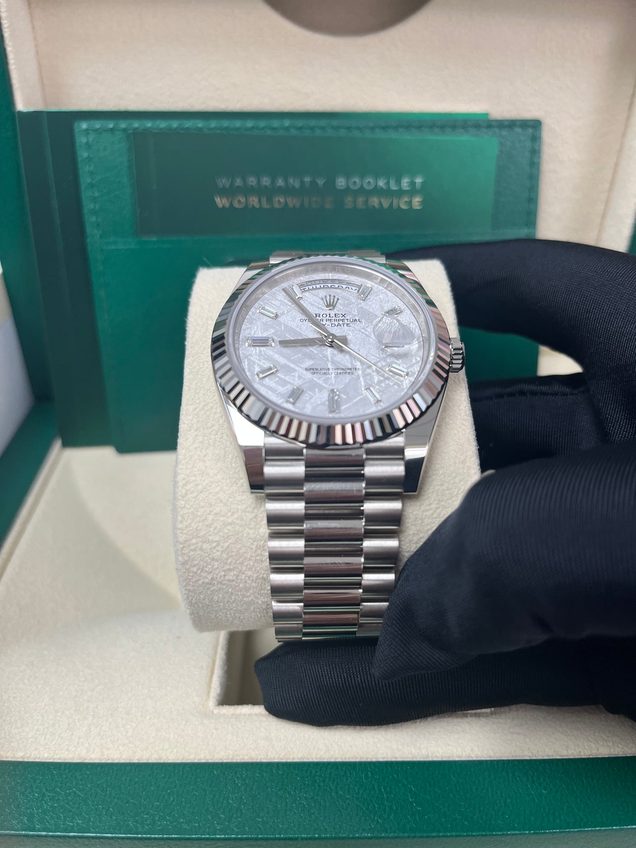 Rolex Day-Date 40 40 mm white gold 228239-0055 - Image 12
