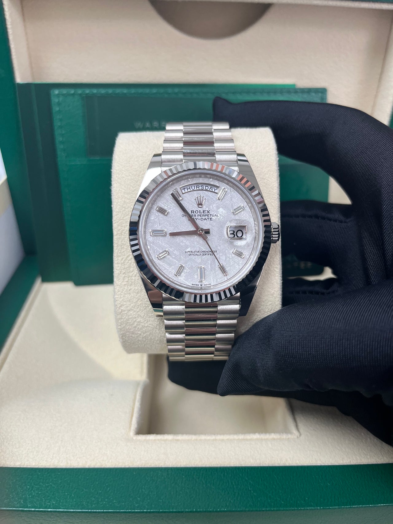 Rolex Day-Date 40 40 mm white gold 228239-0055 - Image 11