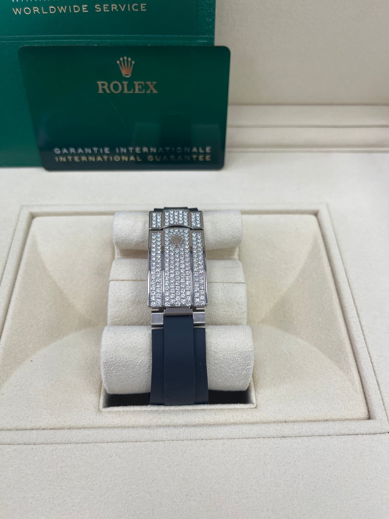 Rolex Sky-Dweller Meteorite Diamonds Baguette Dial Factory Diamonds (Reference # 326259tbr) - Image 5