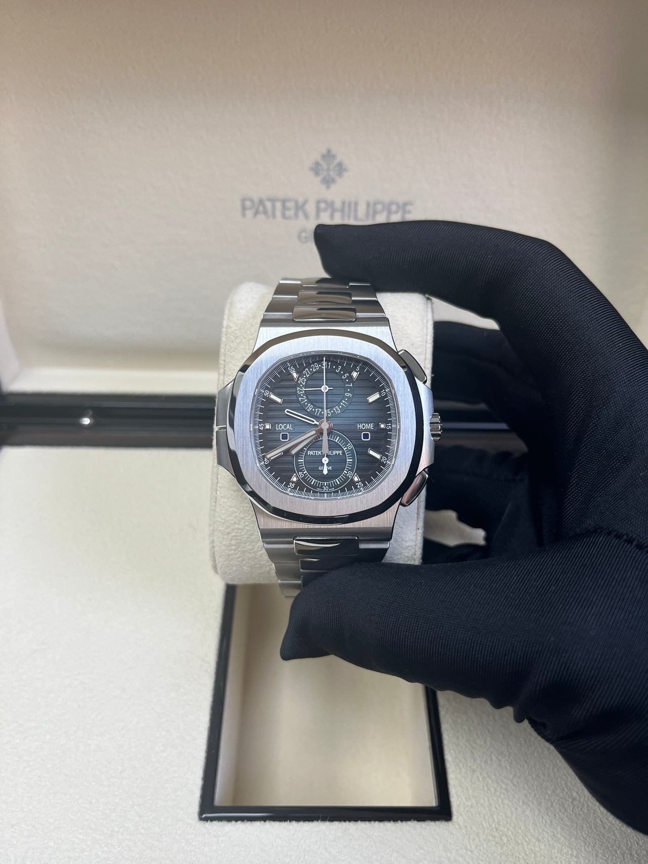 FLYBACK CHRONOGRAPH. TRAVEL TIME. Steel 5990/1A-011 - Image 2
