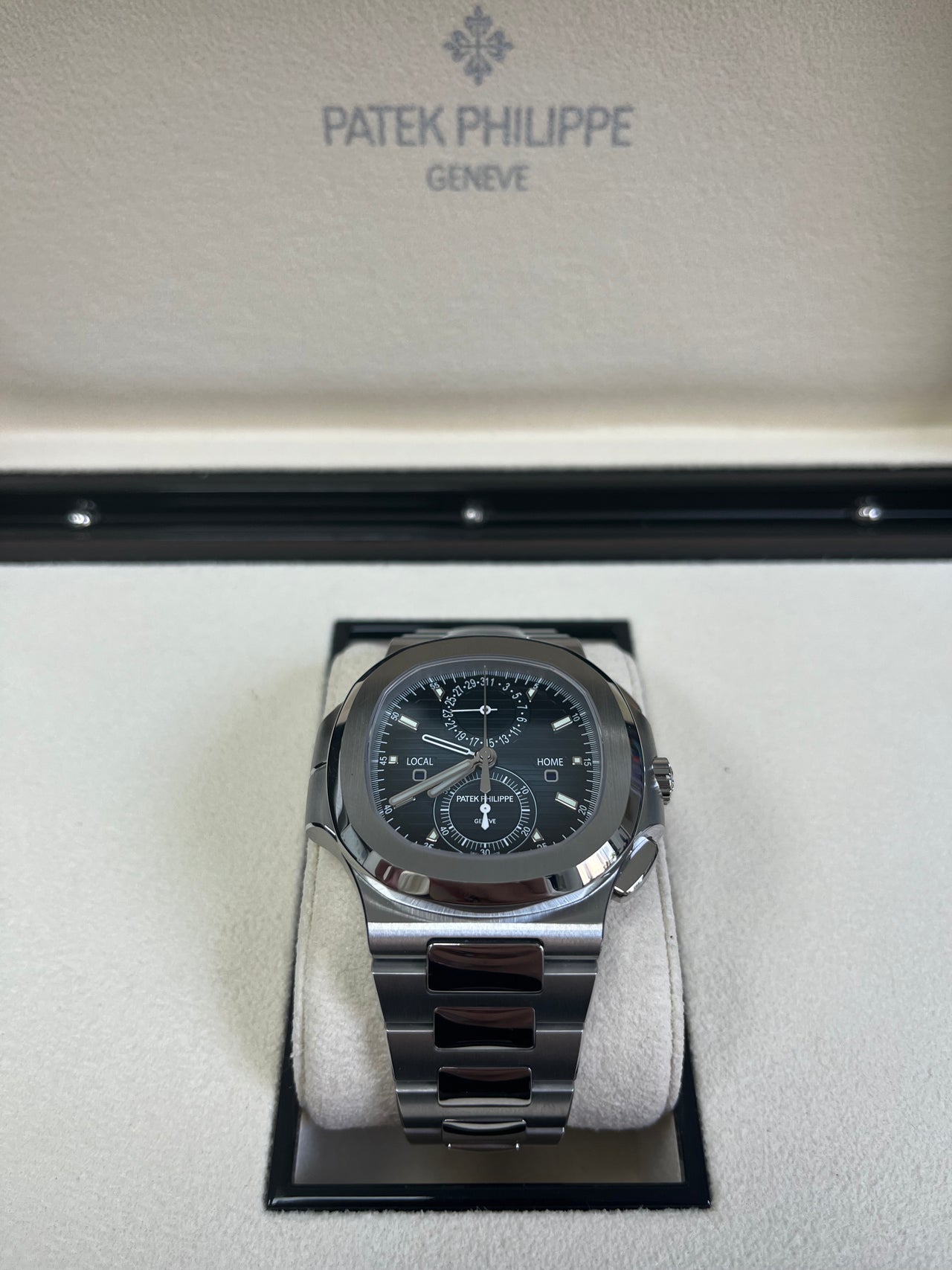 FLYBACK CHRONOGRAPH. TRAVEL TIME. Steel 5990/1A-011 - Image 5