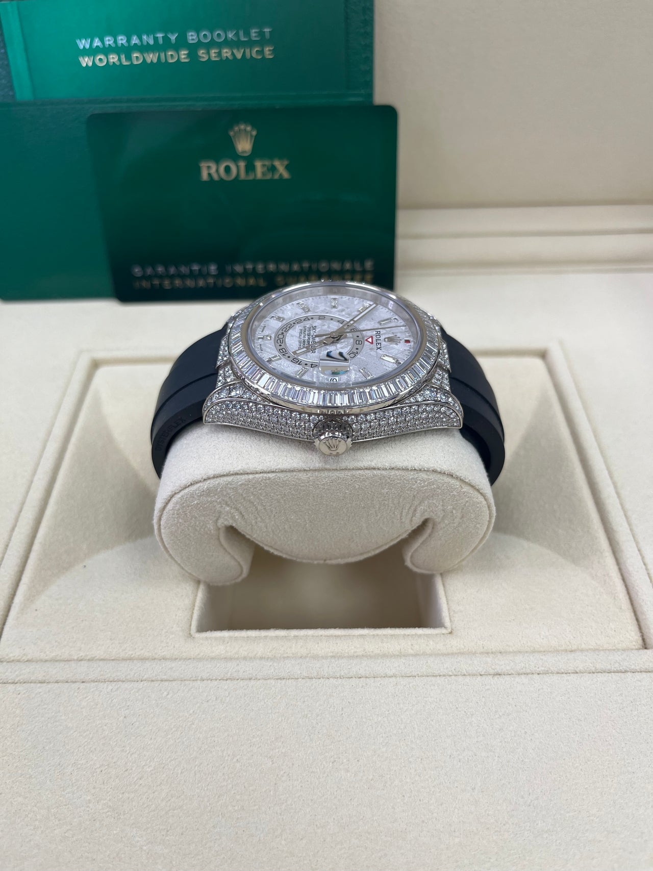 Rolex Sky-Dweller Meteorite Diamonds Baguette Dial Factory Diamonds (Reference # 326259tbr) - Image 7