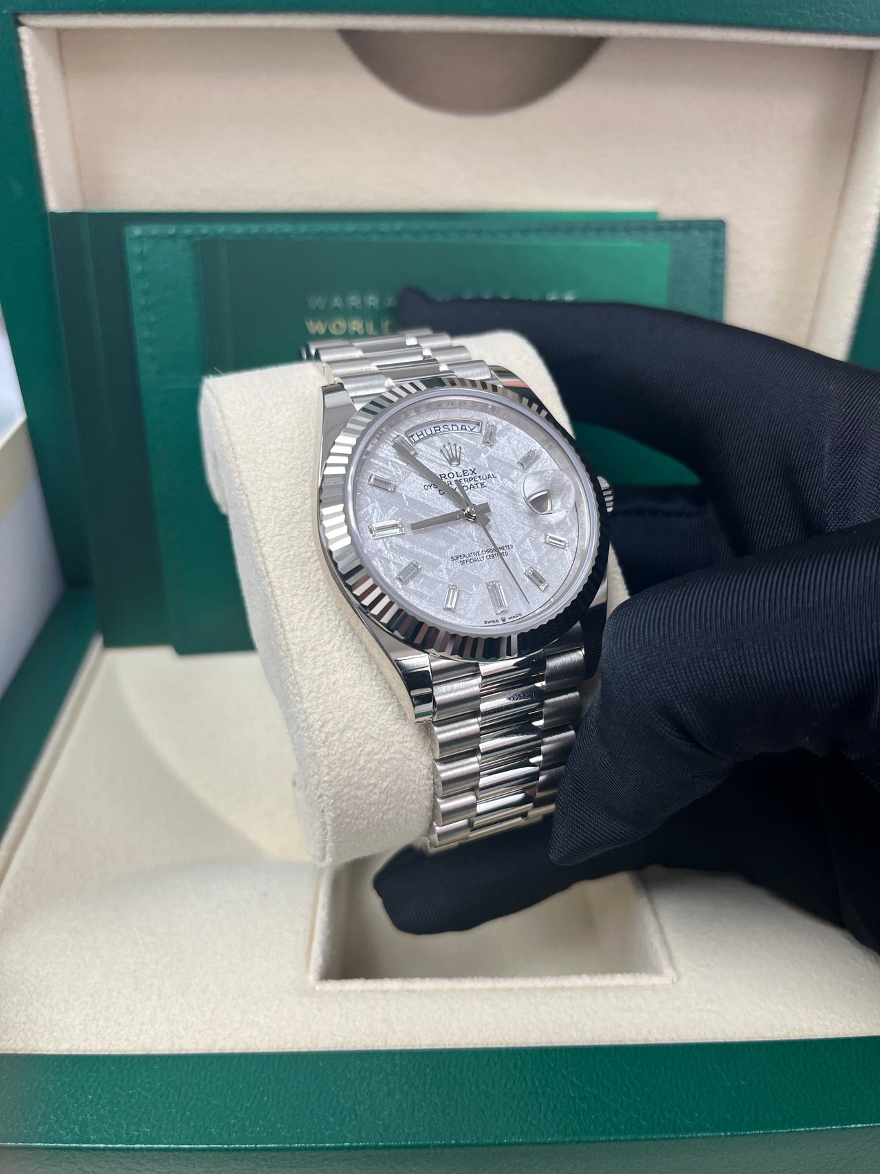 Rolex Day-Date 40 40 mm white gold 228239-0055 - Image 10