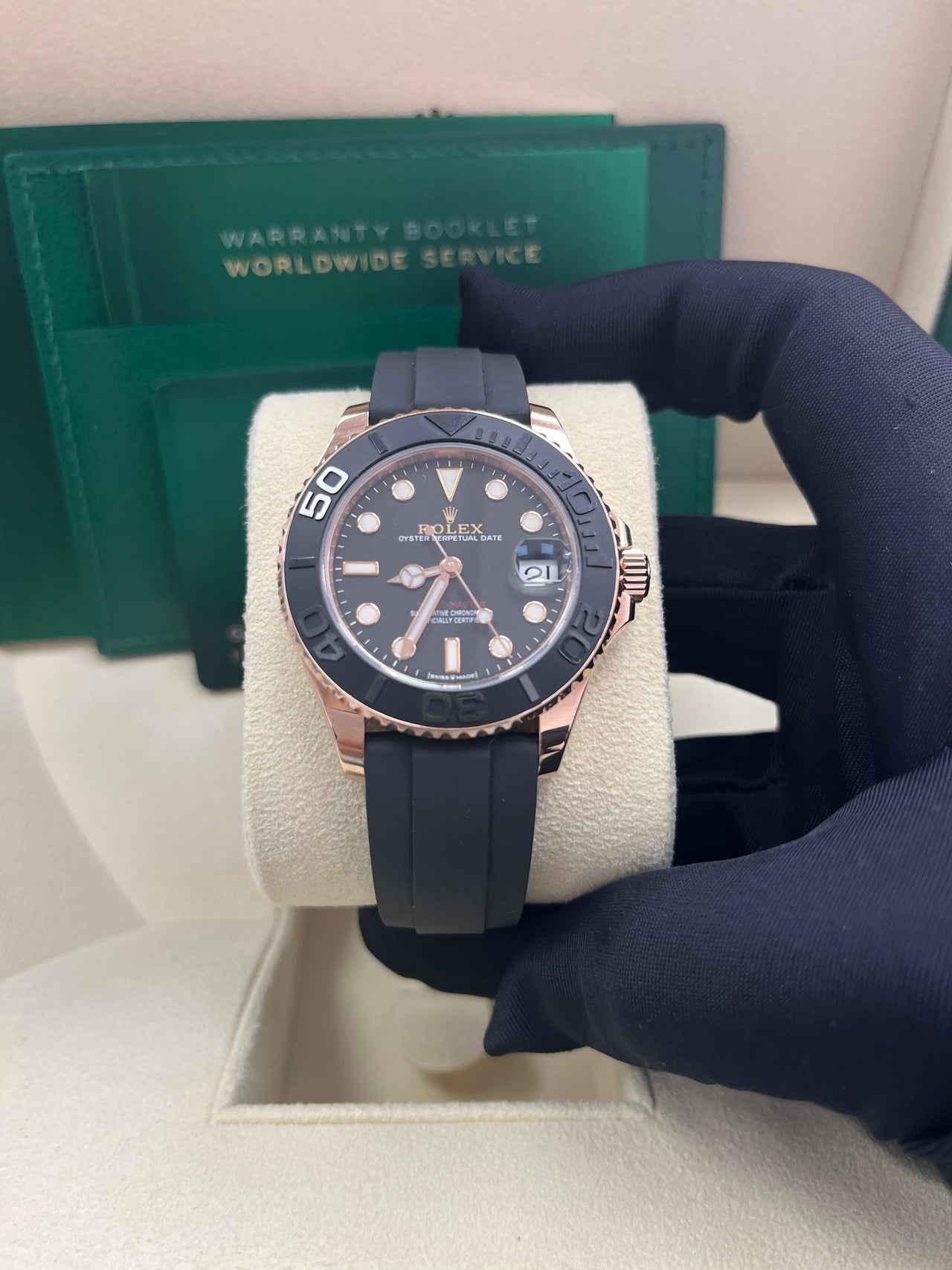 Rolex Yacht-Master 37 37 mm Everose gold 268655-0017 - Image 8