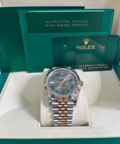Alternative view of Rolex Datejust 41 41 mm Oystersteel and Everose gold 126331-0016