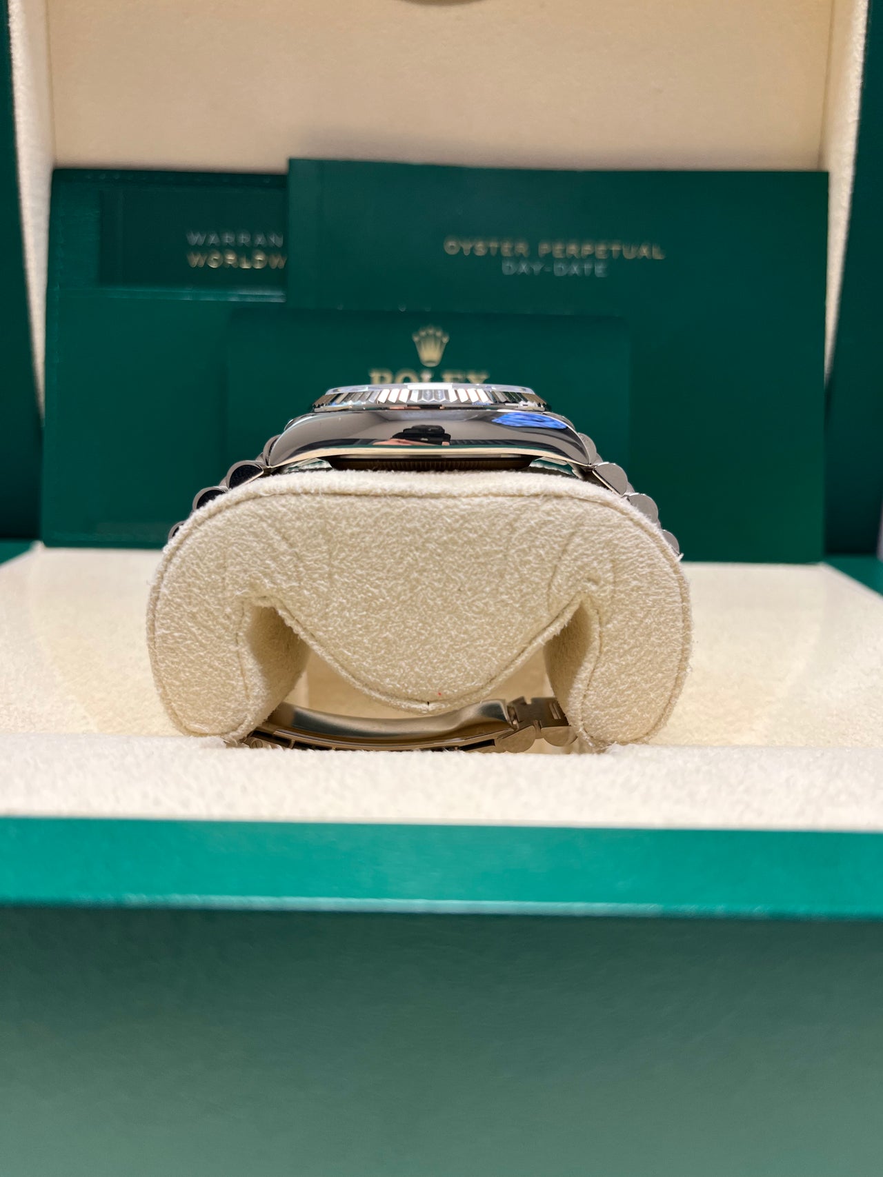 Rolex Day-Date 36 36 mm white gold 128239-0023 - Image 5