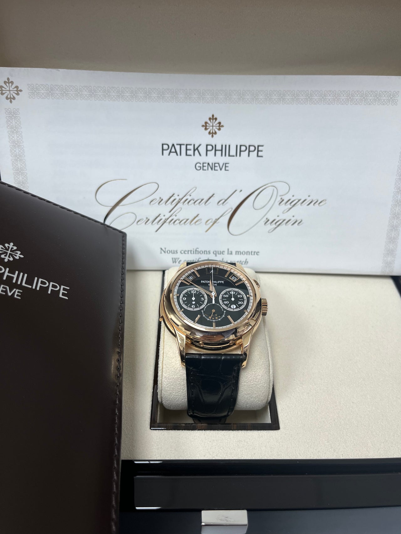 Patek Philippe Grand Complications (submodel) Rose Gold Black Dial 5208R-001 - Image 3