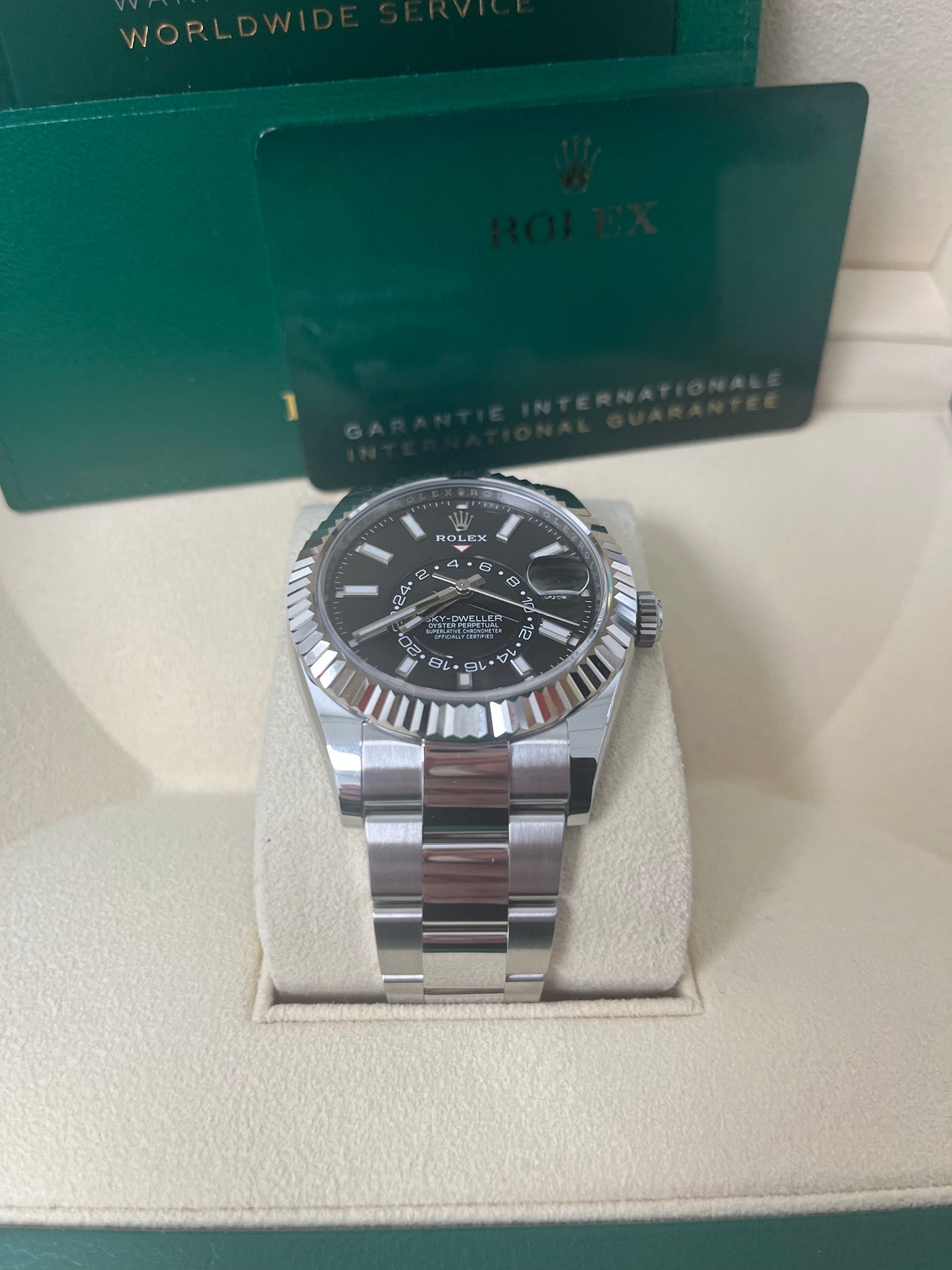 Rolex Sky-Dweller 42 mm Oystersteel and white gold 336934-0007 - Image 2