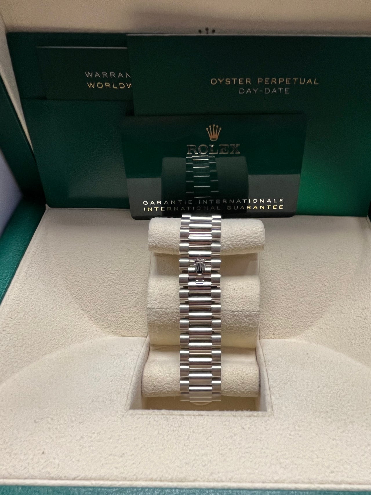 Rolex Day-Date 36 36 mm white gold and diamonds 128349rbr-0010 - Image 6