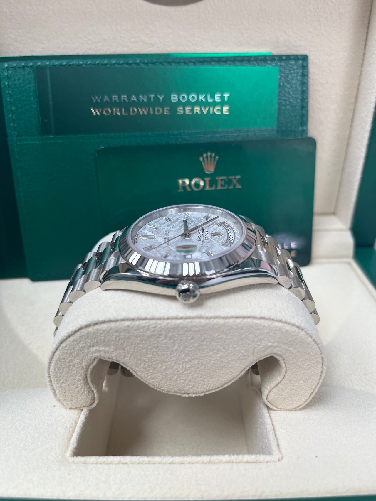 Rolex Day-Date 40 40 mm white gold 228239-0055 - Image 4