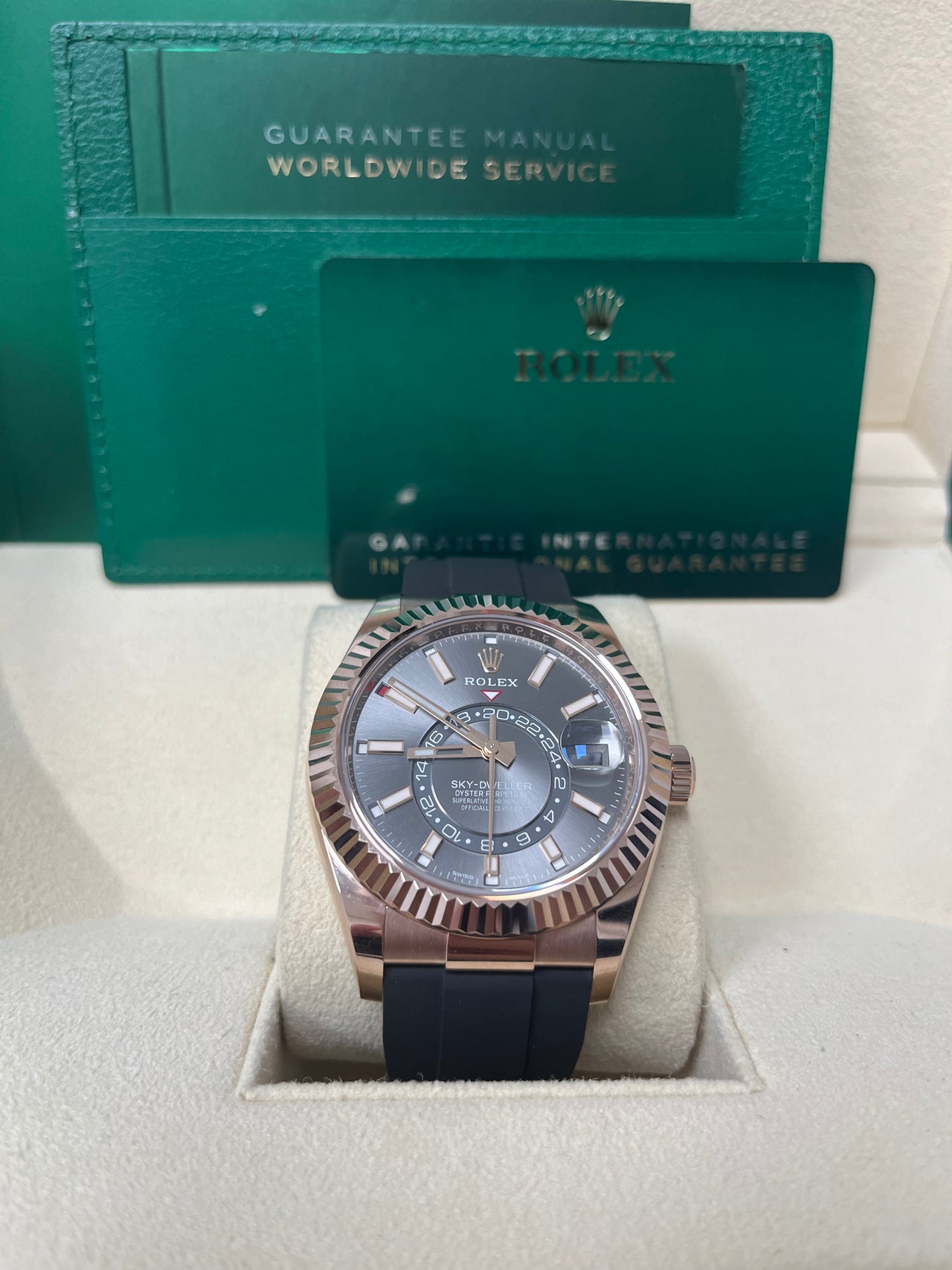 Rolex Sky-Dweller 42 mm Everose gold 336235-0004 - Image 2