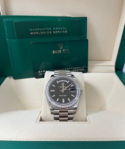 Alternative view of Rolex Day-Date 40 40 mm white gold and diamonds 228349rbr-0003