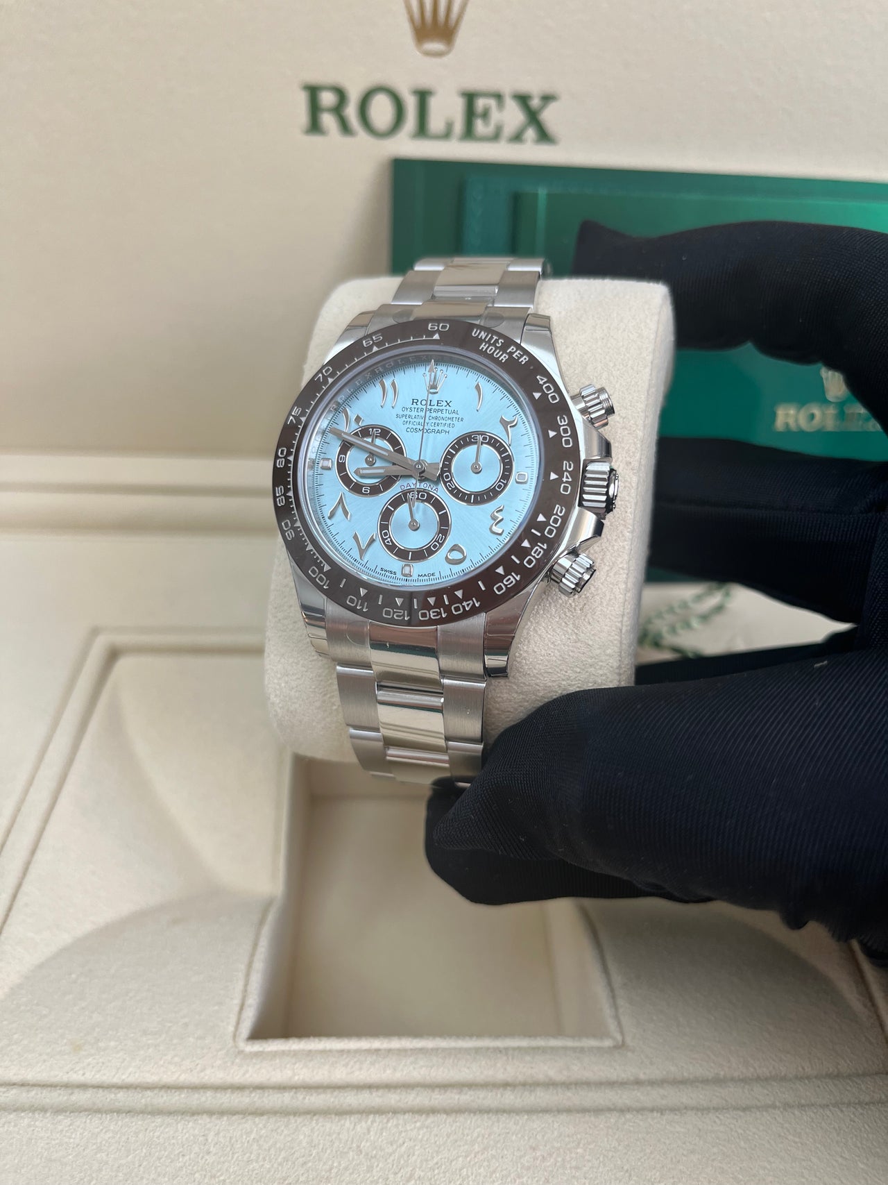 Rolex Daytona Platinum Ceramic Arabic Dial 116506 - Image 5