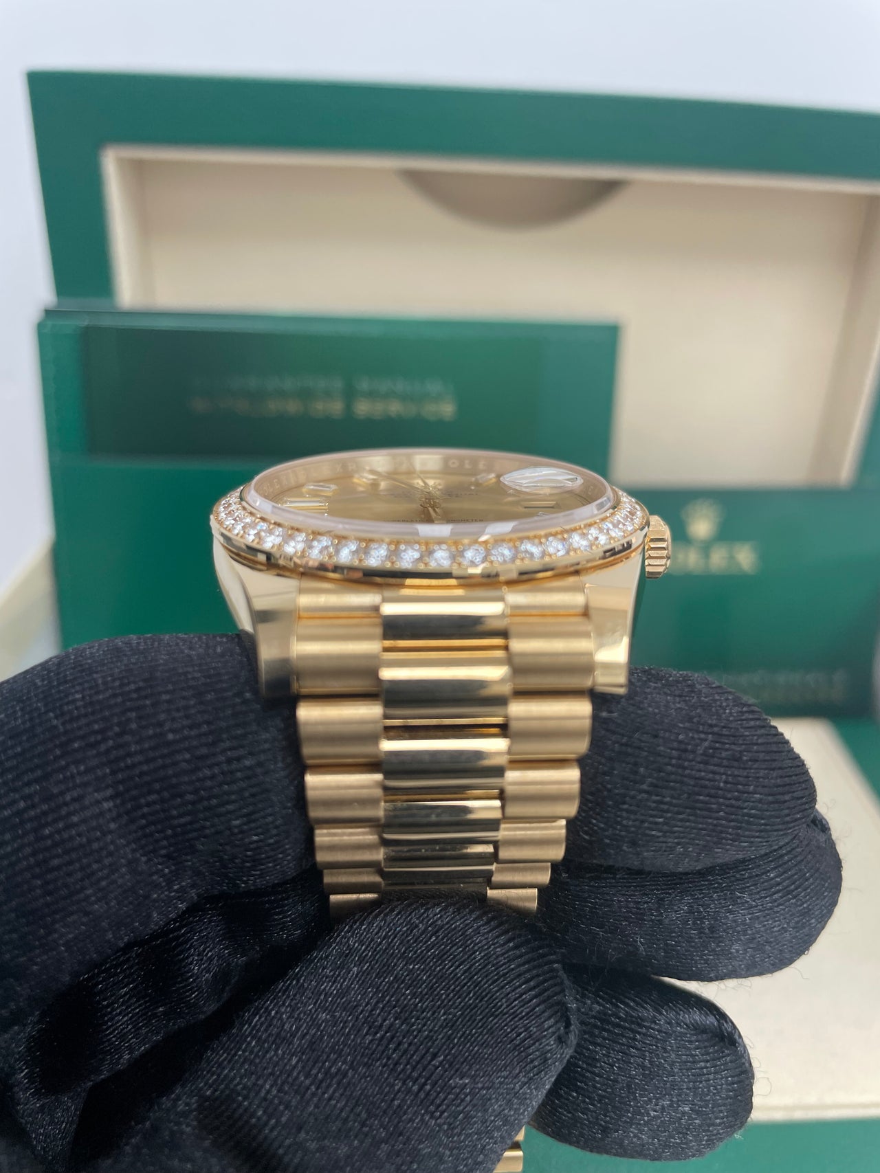 Rolex Day-Date 40 40 mm yellow gold and diamonds 228348rbr-0002 - Image 8