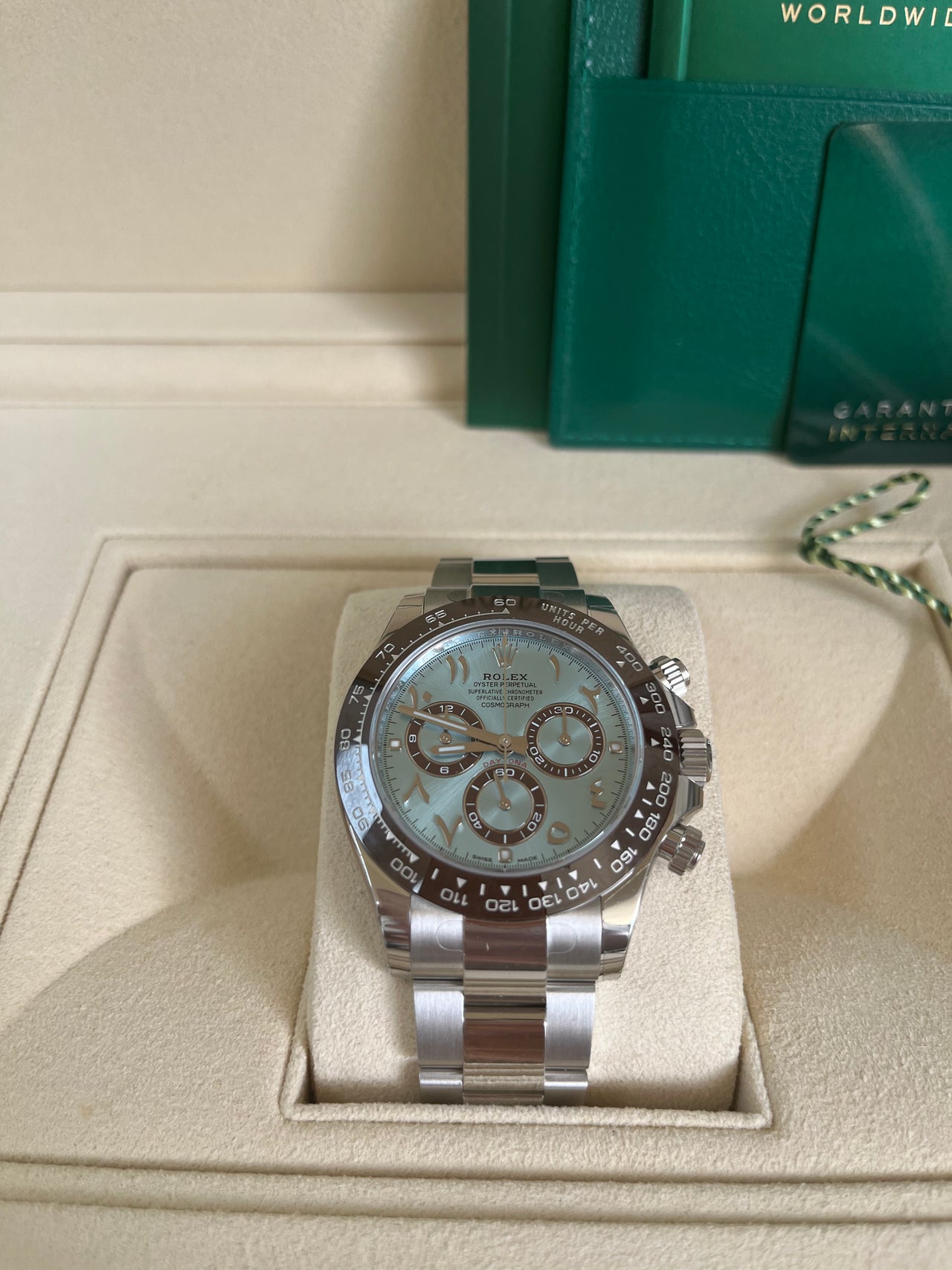 Rolex Daytona Platinum Ceramic Arabic Dial 116506 - Image 7