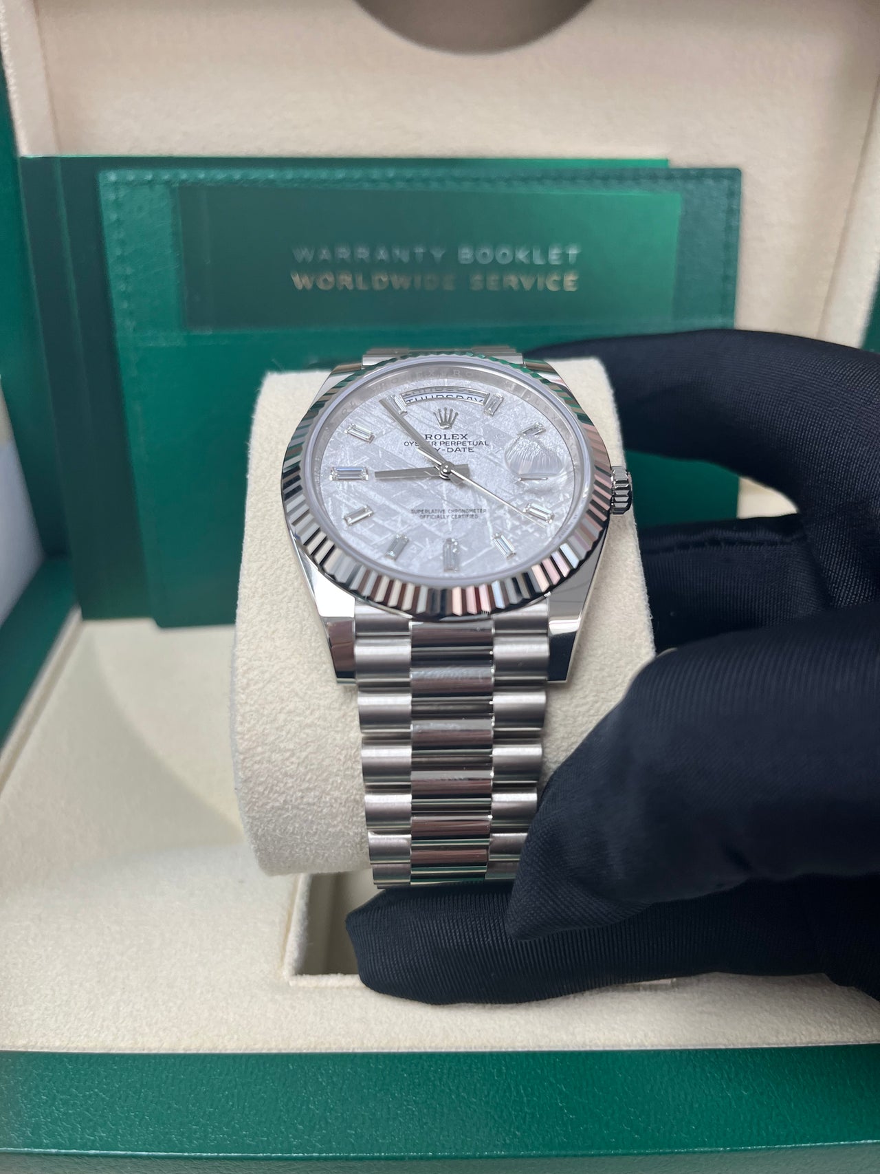 Rolex Day-Date 40 40 mm white gold 228239-0055 - Image 13