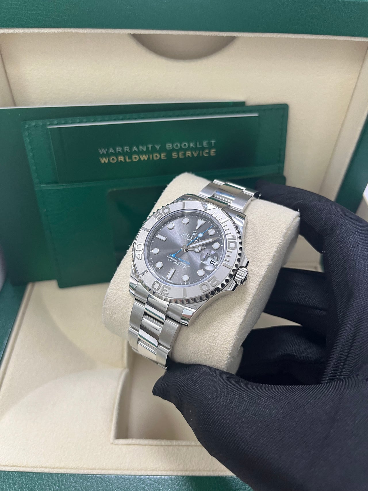 Rolex Yacht-Master 37 37 mm Oystersteel and platinum 268622-0002 - Image 7