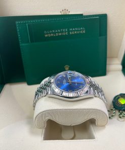 Alternative view of Rolex Datejust 41 41 mm Oystersteel and white gold 126334-0026