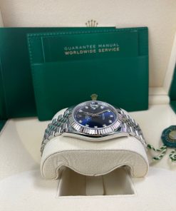 Alternative view of Rolex Datejust 41 41 mm Oystersteel and white gold 126334-0016