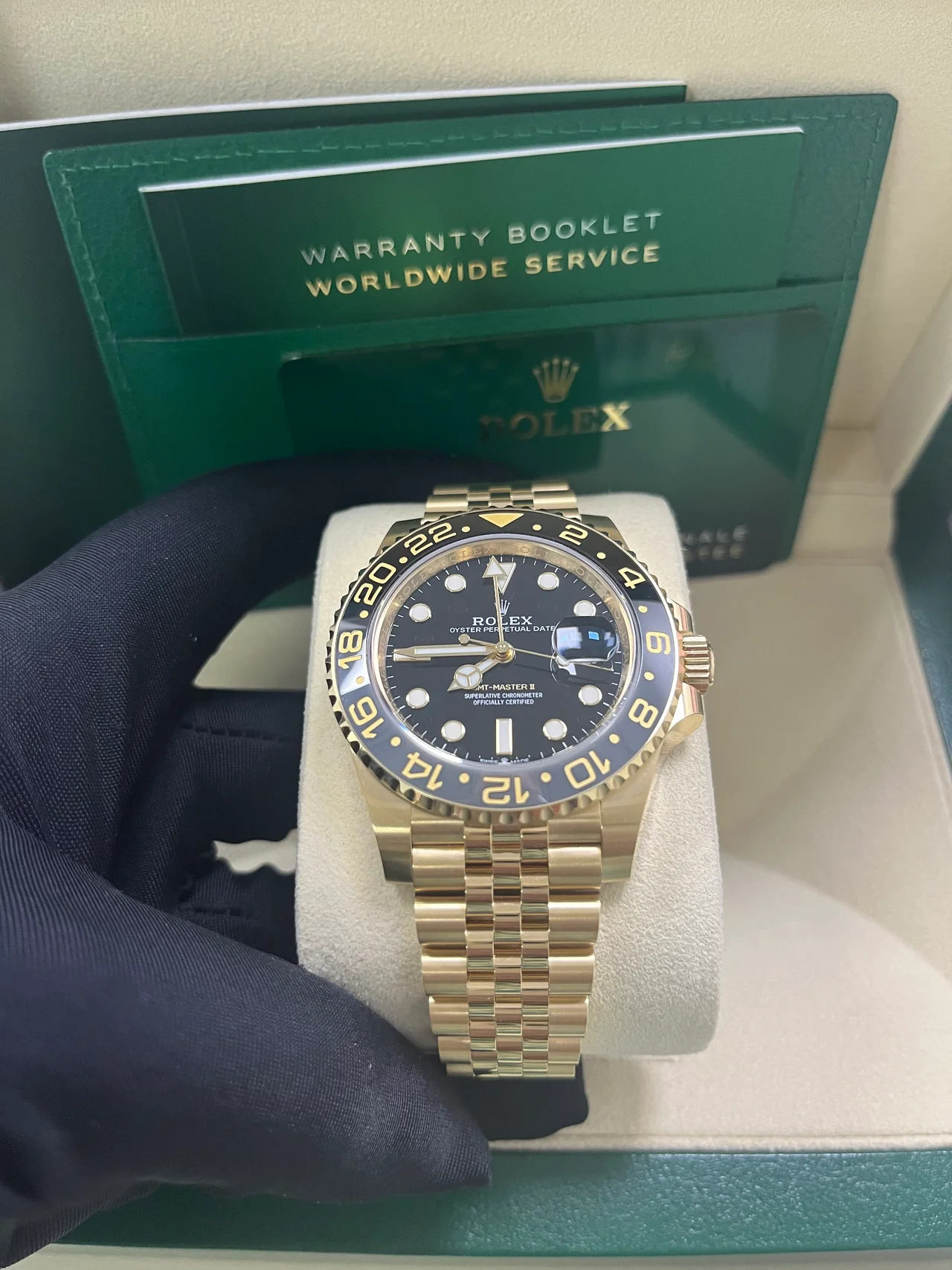 Rolex GMT-Master II 40 mm yellow gold 126718grnr-0001 - Image 3