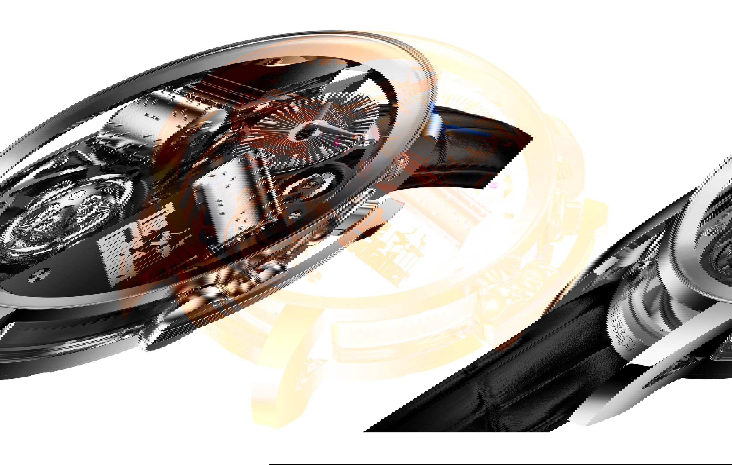 Opera Godfather Musical Watch Rose Gold